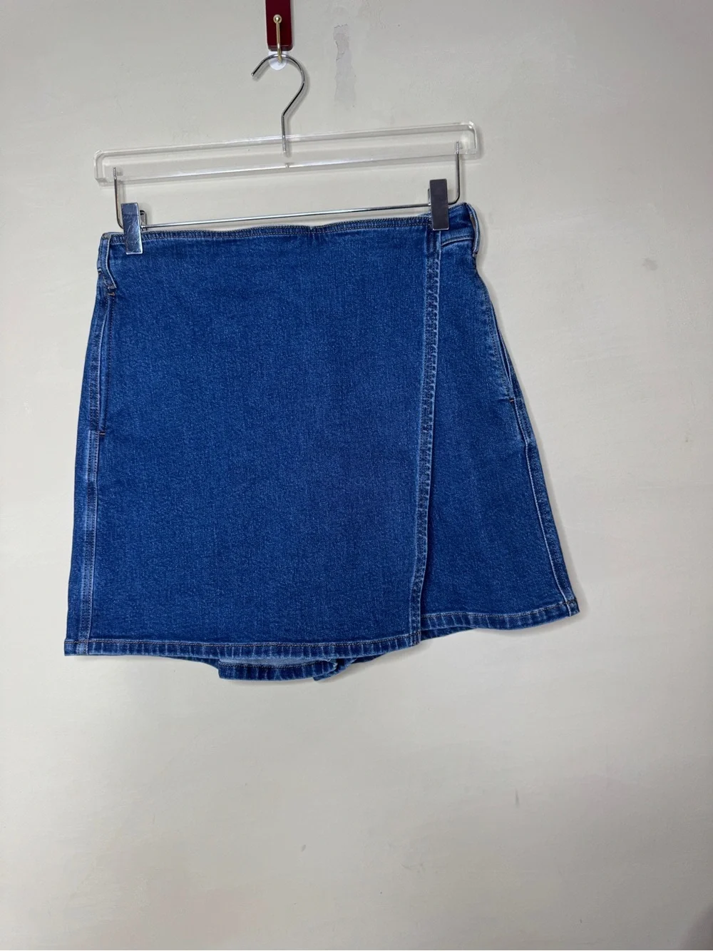 J.McLaughlin Gwendoline Denim Wrap Skort Women’s Size 0 Blue Stretch NWT